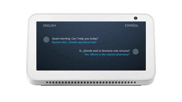 The Live Translation feature on Alexa can be triggered with a voice command like - “Alexa, translate Spanish”.