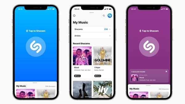 The main task that Shazam needs to do, that is identify a song, has been prioritised with access to previously Shazamed tracks that can be found in the pull-up drawer at the bottom of the home screen. 