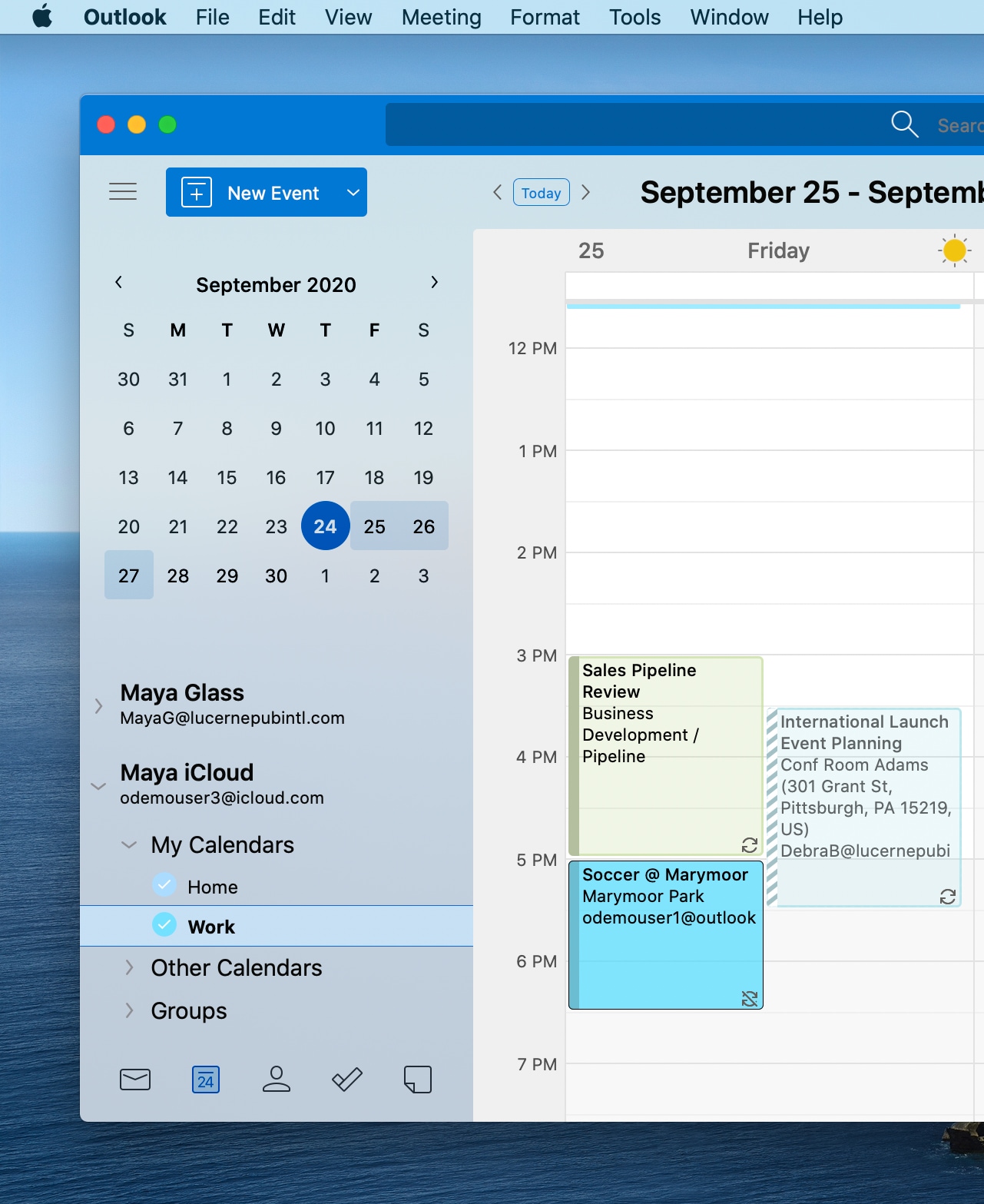 microsoft outlook for mac 2015 support