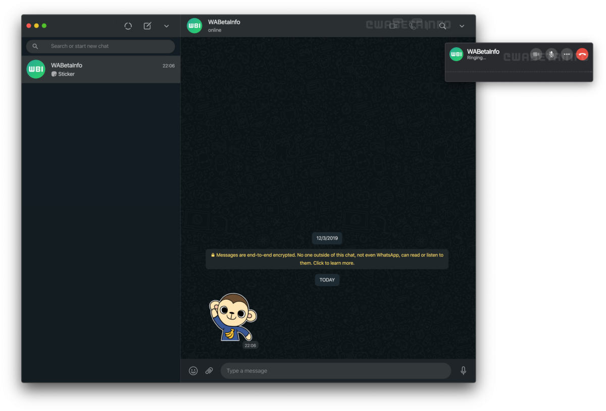 When you make a call to a contact this is what the pop-up window will look like, When you make a call to a contact this is what the pop-up window will look like,