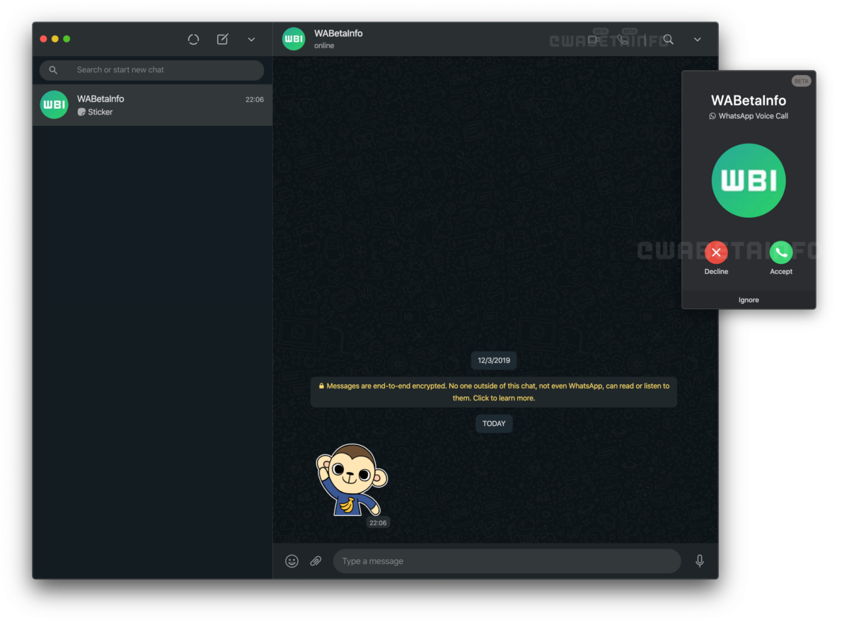 While receiving a call from a contact, this is what the pop-up window will look like. While receiving a call from a contact, this is what the pop-up window will look like.