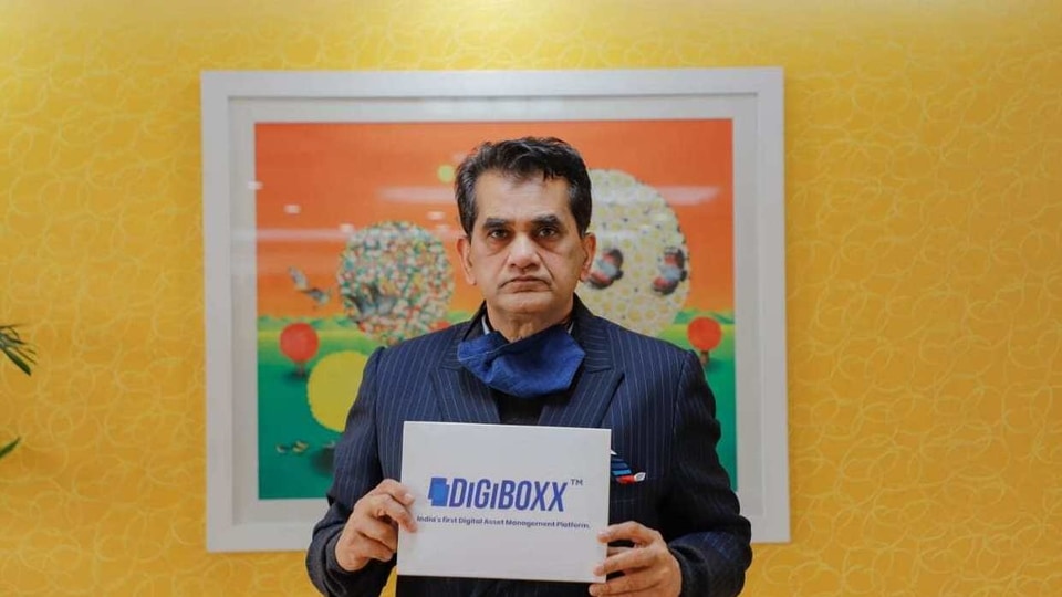 NITI Aayog CEO Amitabh Kant launches DigiBoxx.