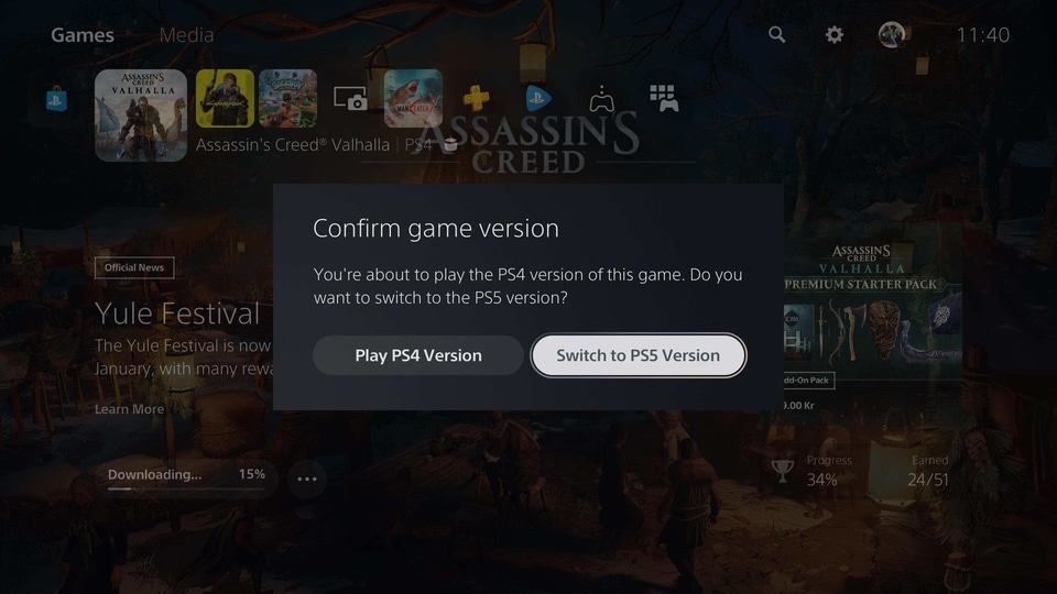 Sony has now added a warning notification that will help players figure out what version of the game they are playing.