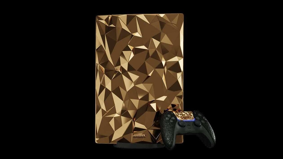 real gold ps4 controller