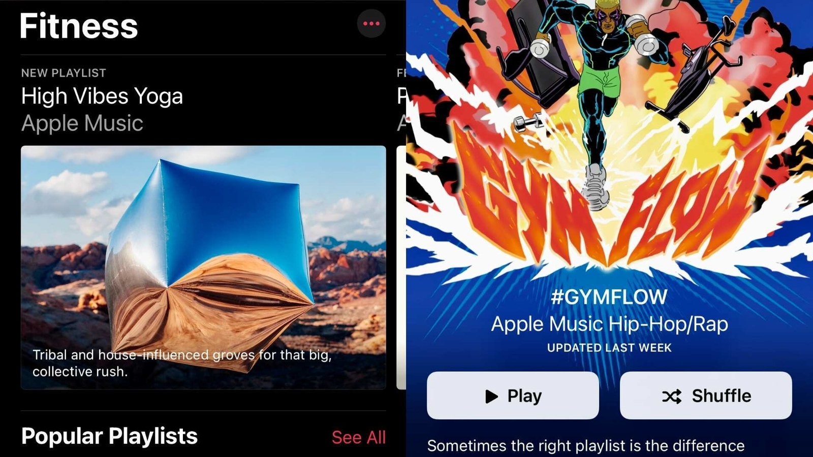 Apple Music Fitness playlist. Apple Music Fitness playlist.