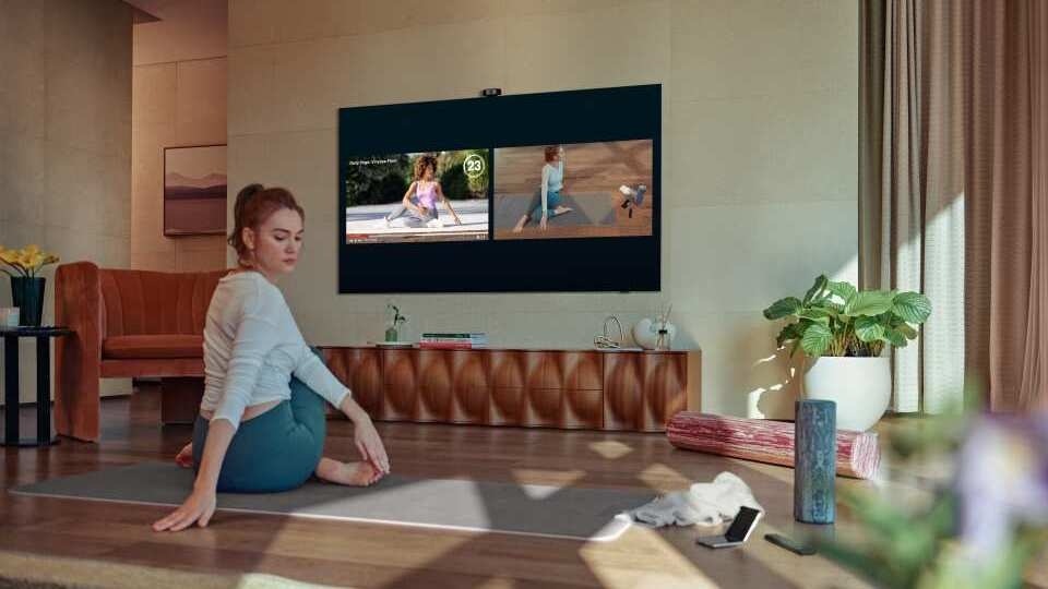 This feature could of great help for all those home workouts, given that most people are not comfortable with going to the gym just yet since the TV acts more or less like a personal trainer.