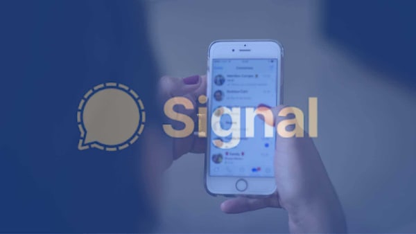 Signal app.