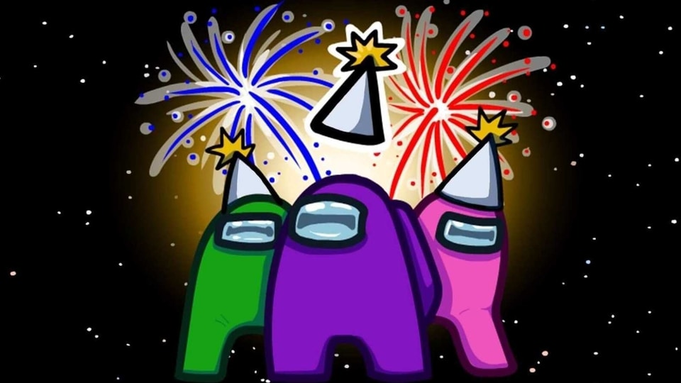 New Year Amigos Sticker for iOS & Android