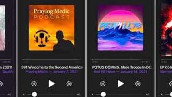 Major social platforms have been cracking down on the spread of misinformation and conspiracy theories in the wake of the Jan. 6 riot at the Capitol. But Apple and Google, among others, have left open a major loophole: Podcasts. 