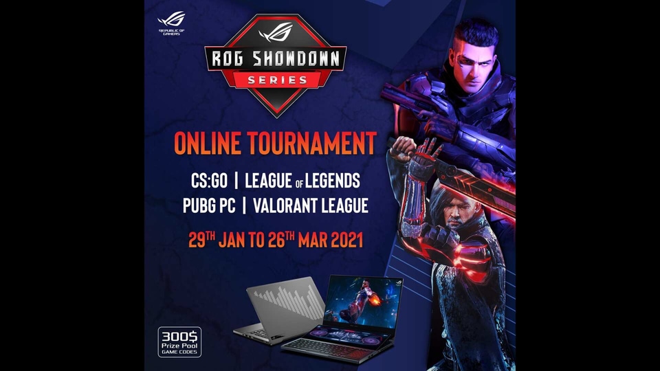The registrations for the tournament will start from January 23. Interested participants and teams can register on the ROG Showdown website.