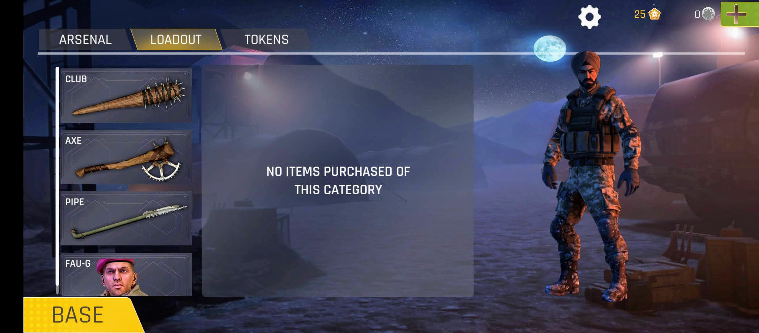 Users are shown a familiar homepage with the soldier (Commander Dhillon) standing at the centre and all the other options for Loadouts, Settings, Store and Purchases showing on all the four corners. Users are shown a familiar homepage with the soldier (Commander Dhillon) standing at the centre and all the other options for Loadouts, Settings, Store and Purchases showing on all the four corners.