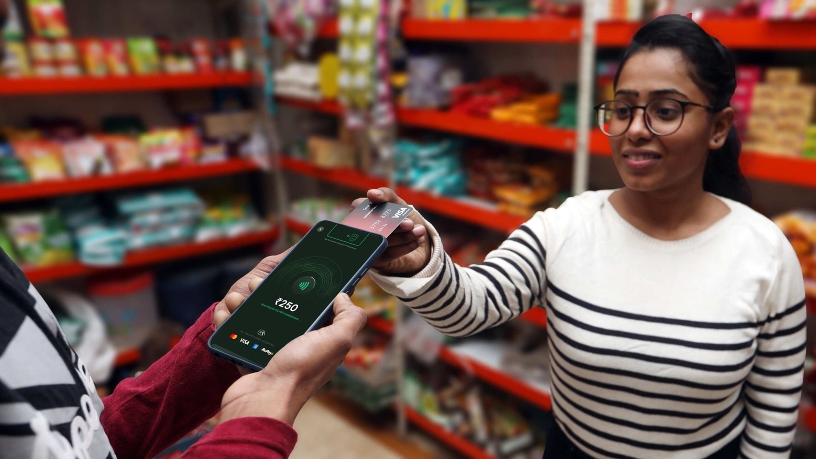 The new AllTap application involves using an app with a Near Field Communication (NFC) enabled smartphone instead of a Point of Sale (PoS) machine.