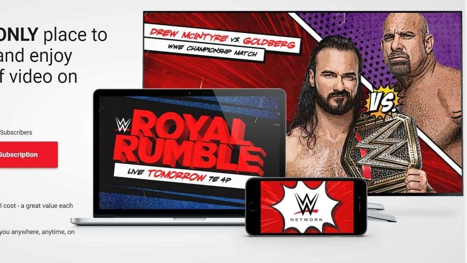 Wwe network hot sale year subscription