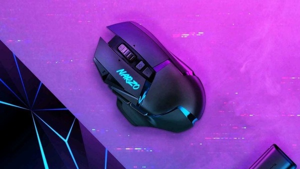 A recent leak has given us a look at a Narzo-themed gaming mouse, a mouse pad with the Narzo branding on it and another device that could in all probabilities be an air controller of some sort.