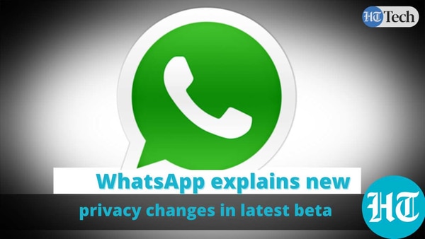 WhatsApp took to its Android app to explain its new privacy policy