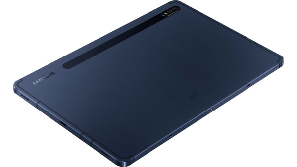 Samsung Galaxy Tab S7+ in Mystic Navy.