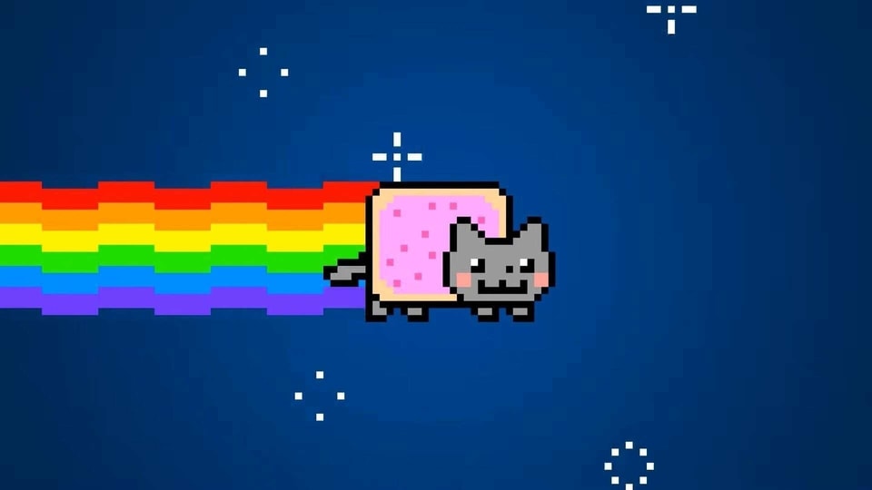 The iconic Nyan  Cat  is up for auction as a crypto  art