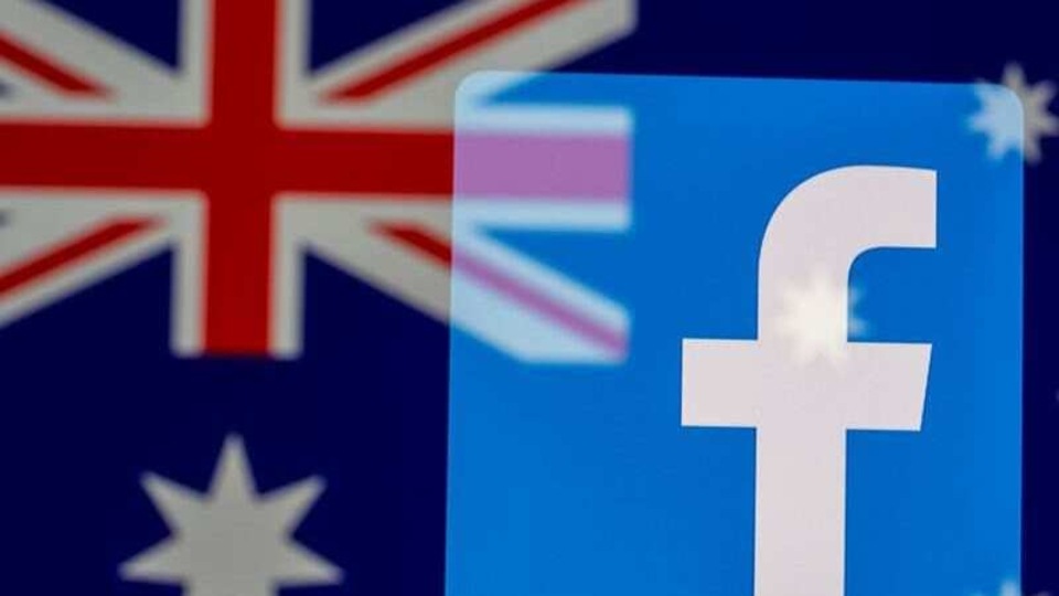 Facebook logo and Australian flag are displayed in this illustration taken, February 18, 2021. REUTERS/Dado Ruvic/Illustration