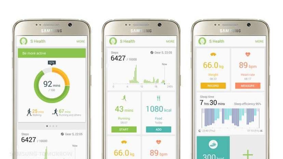 Samsung health running on older Android devices