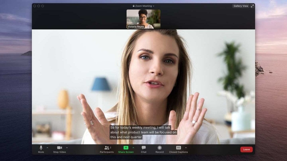 Zoom s AI based close captioning will roll out to all users later