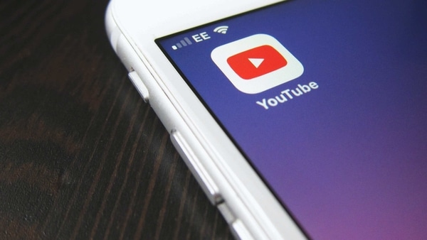 YouTube app.