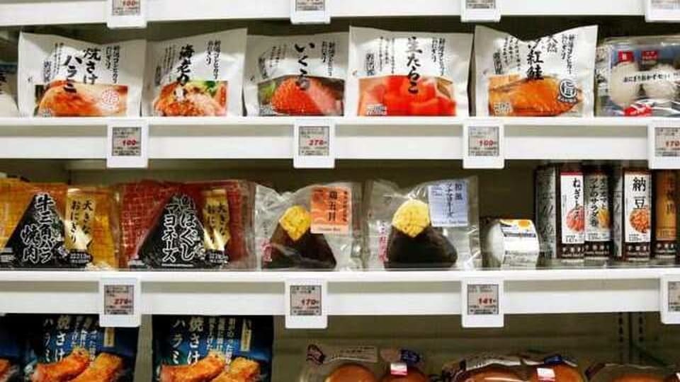 Food products are displayed at Lawson Open Innovation center during an event introducing its next-generation convenience store model in Tokyo, Japan December 4, 2017. REUTERS/Kim Kyung-Hoon/File Photo