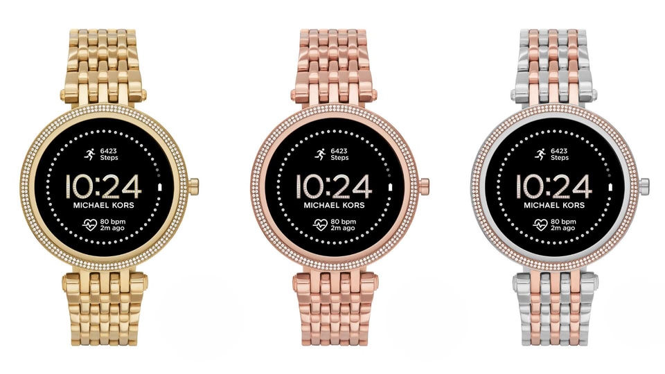The Michael Kors Access Gen 5E Darci smartwatch is priced at  <span class='webrupee'>₹</span>25,995 and comes in three colours. 