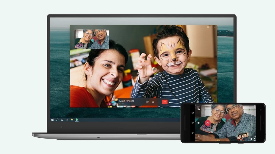 whatsapp video call on desktop