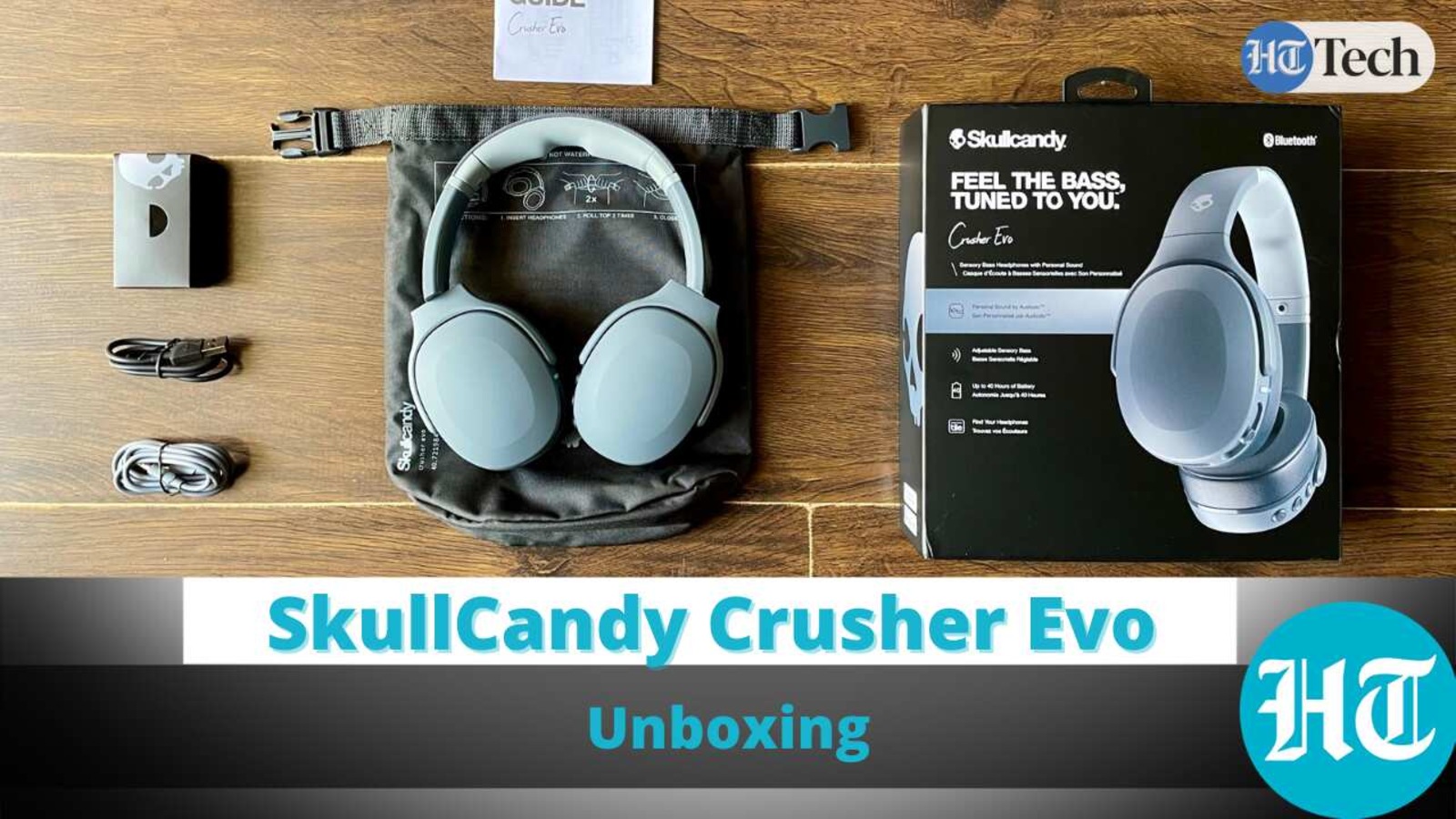Skullcandy Crusher Evo headphones Unboxing HT Tech