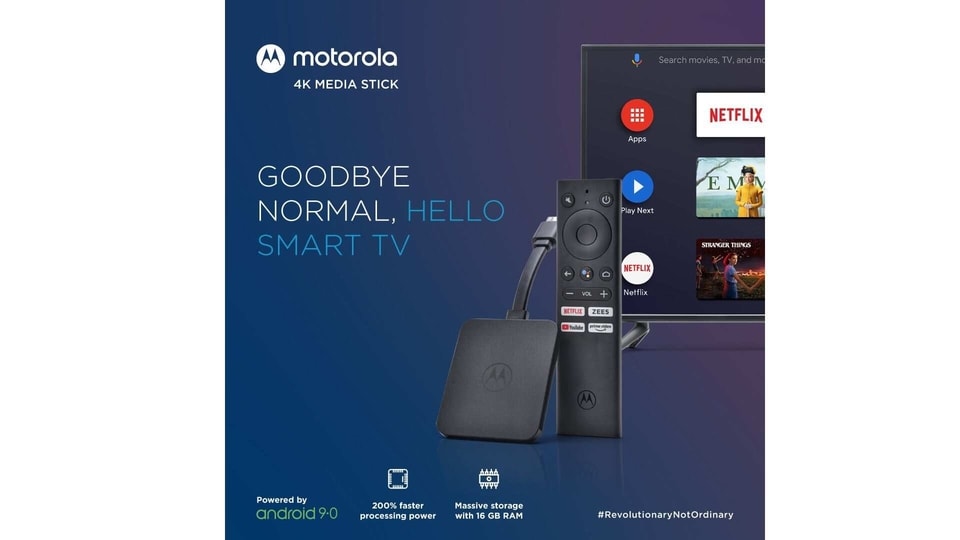 Flipkart launches Motorola 4K Android TV stick 