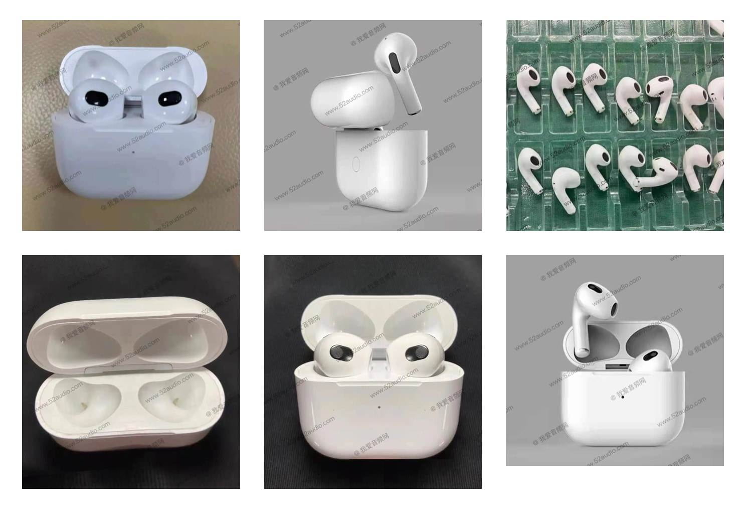 All the leaked live images of the AirPods 3. All the leaked live images of the AirPods 3.