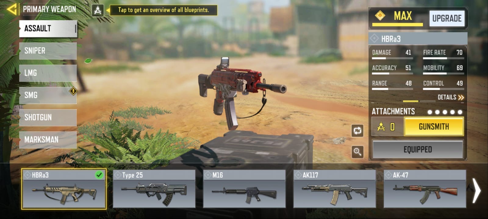 Como utilizar o Gunsmith em Call of Duty Mobile