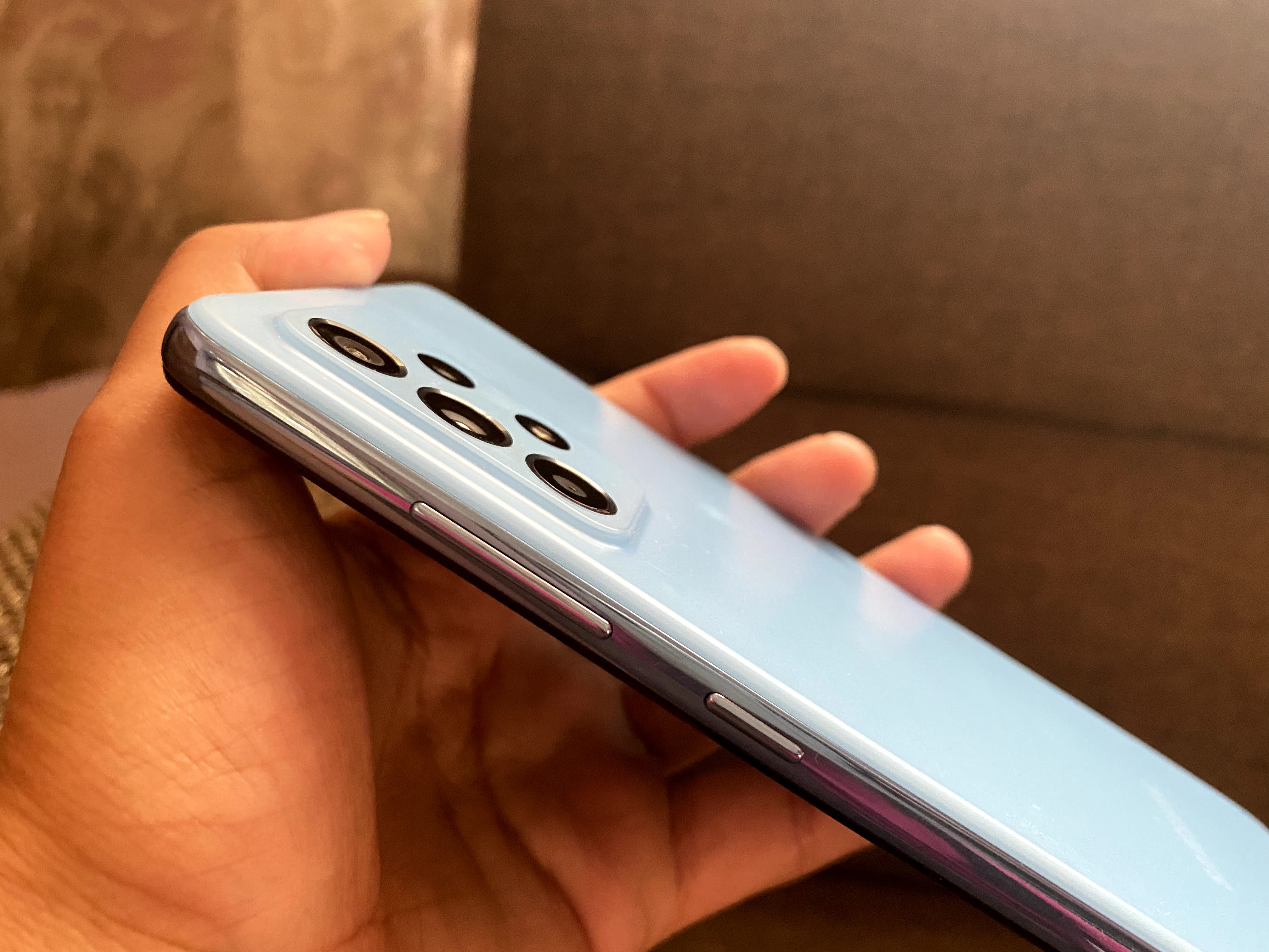 In the photography department, Galaxy A52 sports a 64-megapixel primary sensor, a 12-megapixel ultra wide angle lens, a 5-megapixel depth sensor, and a 5-megapixel macro sensor. For selfies, it houses a 32-megapixel front camera. In the photography department, Galaxy A52 sports a 64-megapixel primary sensor, a 12-megapixel ultra wide angle lens, a 5-megapixel depth sensor, and a 5-megapixel macro sensor. For selfies, it houses a 32-megapixel front camera.