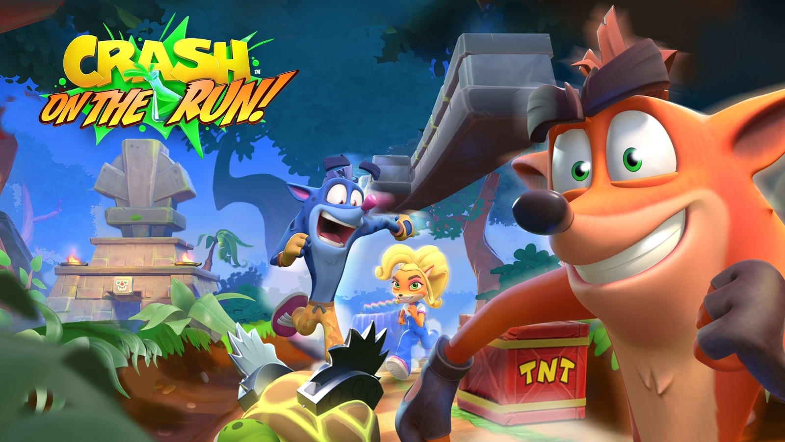 Crash Bandicoot: On the Run! lets you smash your way through