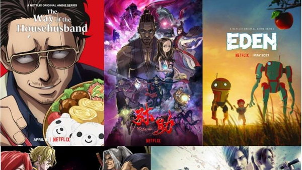 40 Netflix anime titles coming this year.