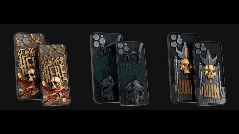 Caviar has created a set of three customised iPhone 12 Pro and iPhone 12 Pro Max smartphones based on three characters from the iconic franchise, the movie and game and that it is based on.