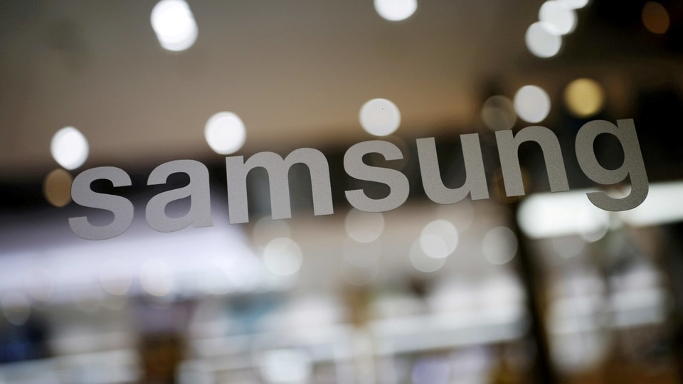 The logo of Samsung Electronics is seen at its headquarters in Seoul, South Korea.