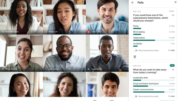 Besides this, some other new features have been added recently to the Google Meet app including the ability, on Android devices, to respond to polls along with some safety features for educational users. 