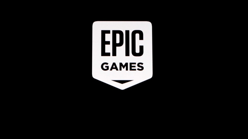 FILE PHOTO: The Epic Games logo, maker of the popular video game 