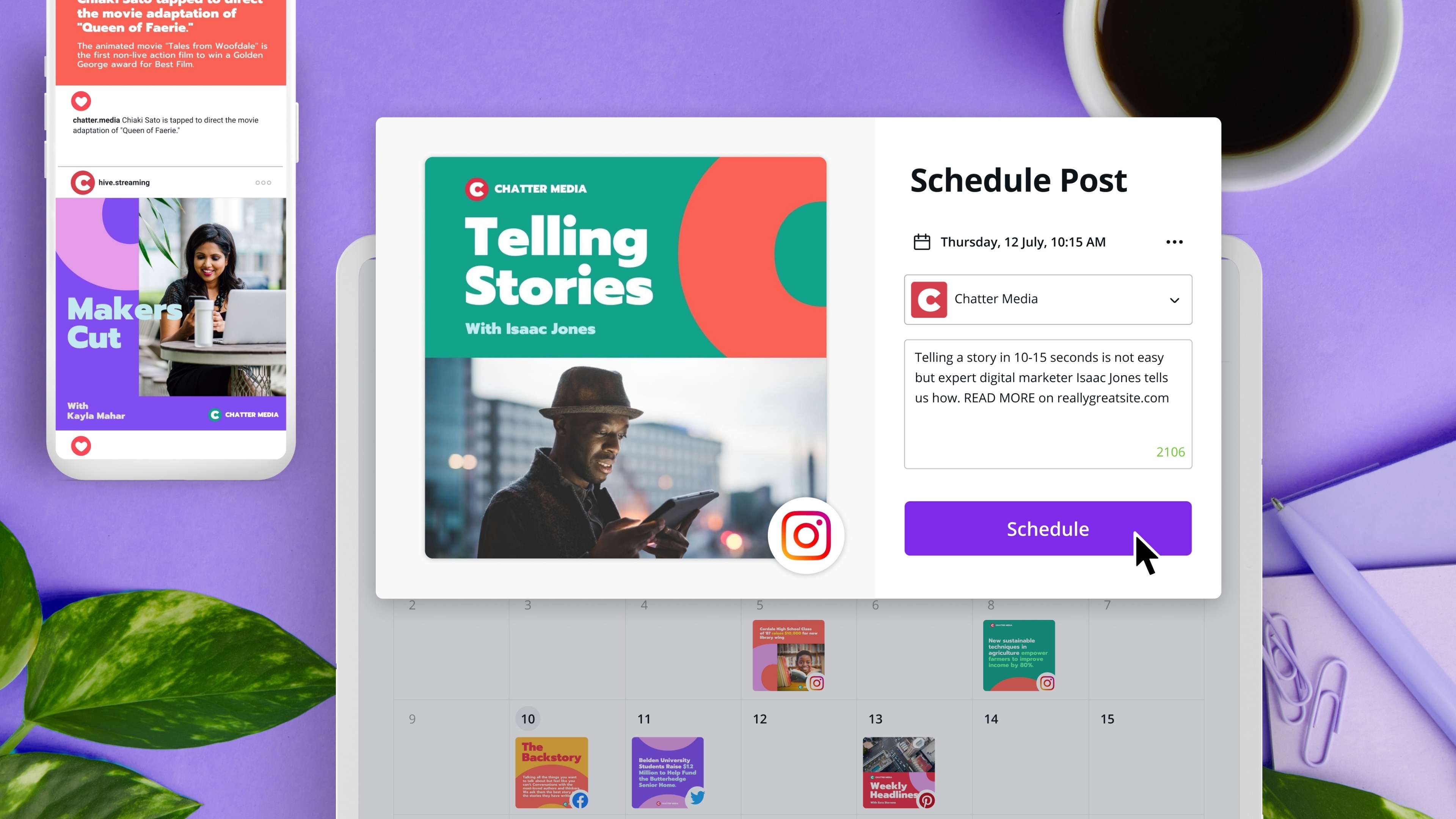 Canva Pro users can now use Content Planner to schedule Instagram posts ...