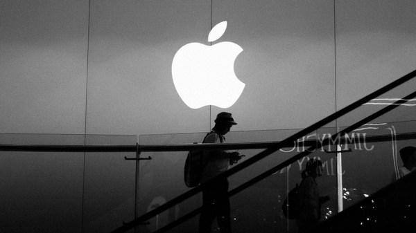 Apple logo.
