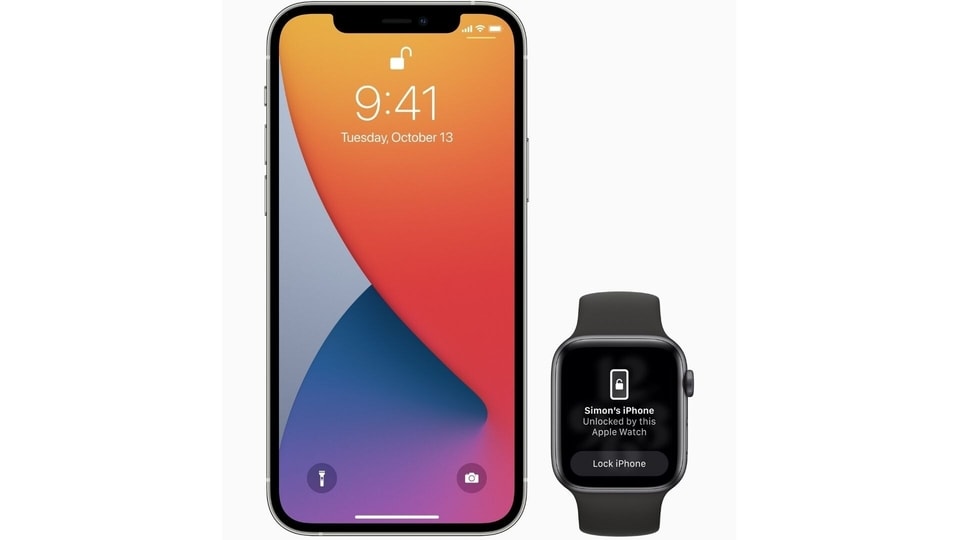 iPhone unlock with Apple Watch.