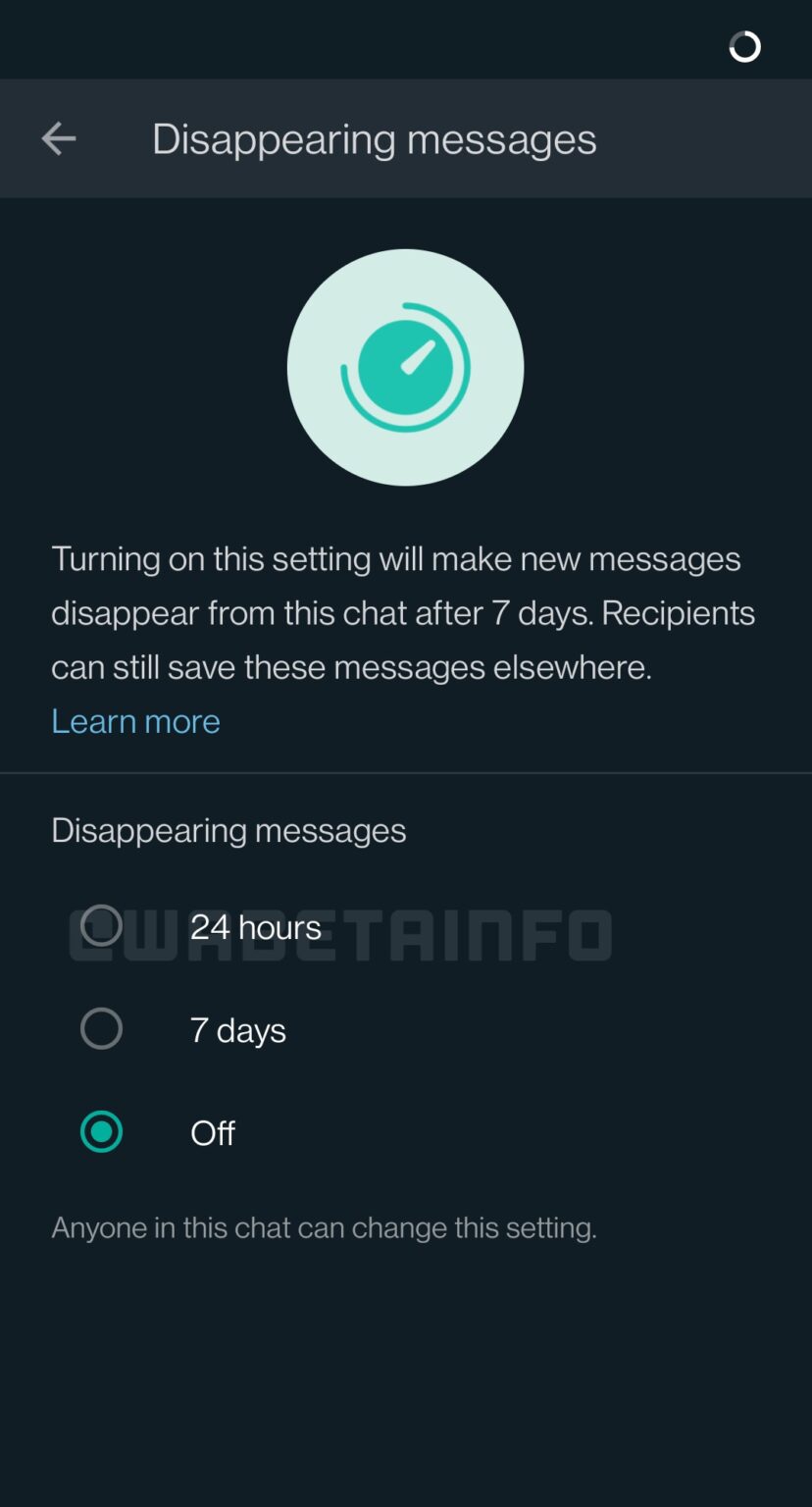 WhatsApp Testing 24 hour Limit For Disappearing Messages Tech News 