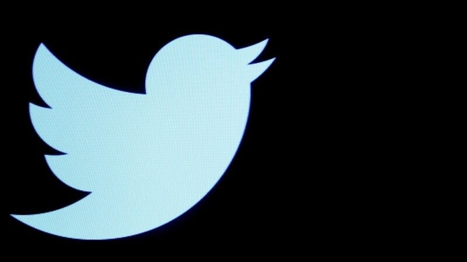 FILE PHOTO: The Twitter logo is displayed on a screen on the floor of the New York Stock Exchange (NYSE) in New York City, U.S., September 28, 2016. REUTERS/Brendan McDermid