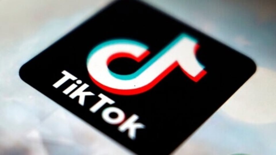FILE - This Sept. 28, 2020 file photo, shows a view of the TikTok app logo, in Tokyo. TikTok said Friday, April 30, 2021, that its new CEO is Shouzi Chew, the new CFO of its Chinese parent company, ByteDance. He is based in Singapore, where TikTok has an office.  (AP Photo/Kiichiro Sato, File)