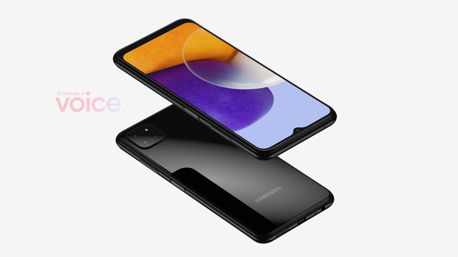 Galaxy A22 5G renders