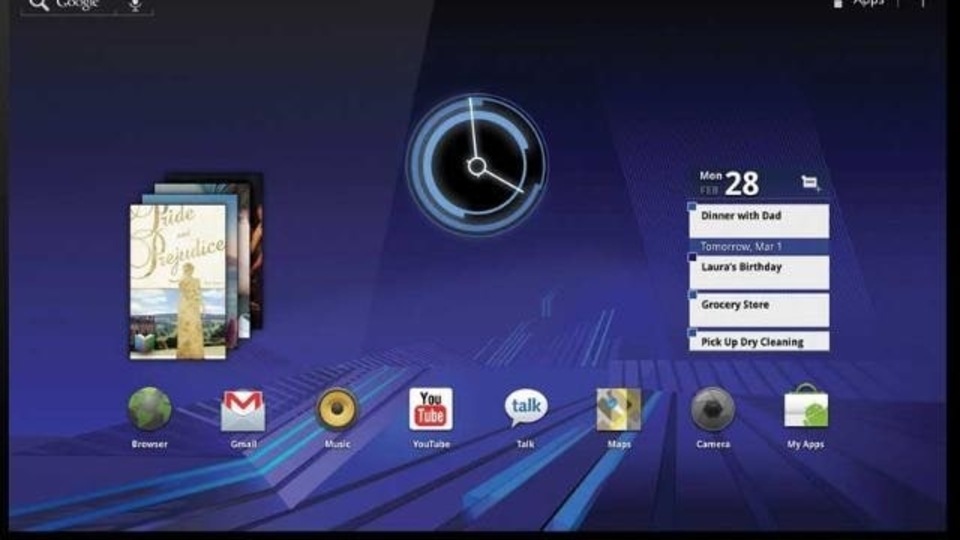 Motorola Xoom - The pioneer Honeycomb tablet. While it did not manage to enjoy as much success as the Samsung Galaxy Tab, it did show the road map to the rest in the market.