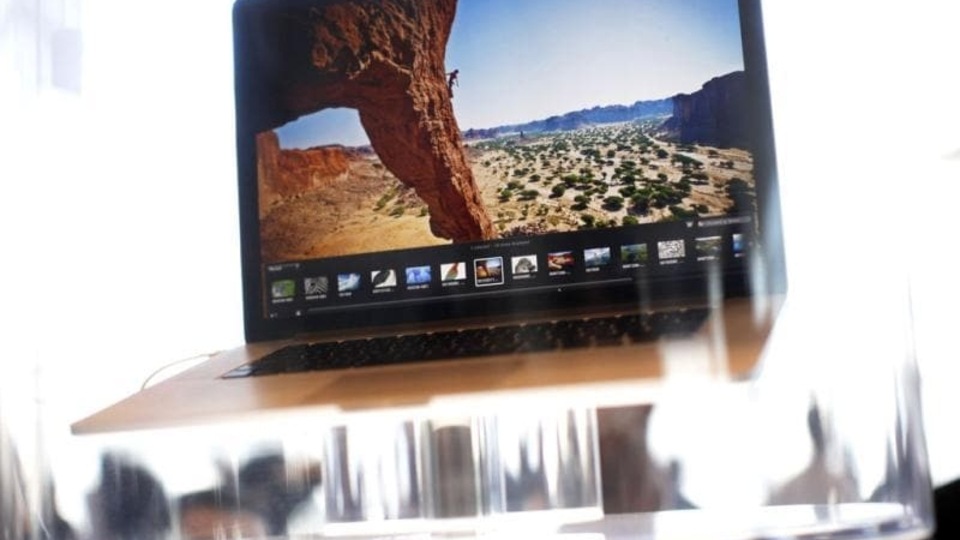 The new Macbook Air Pro is pictured during the Apple Worldwide Developers Conference 2012 in San Francisco, California June 11, 2012. REUTERS/Stephen Lam
