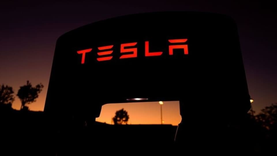 FILE PHOTO: A Tesla supercharger is shown at a charging station in Santa Clarita, California, U.S. October 2, 2019.