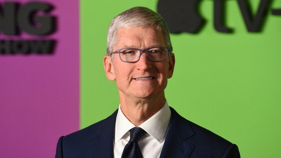 FILE PHOTO - In this Oct. 28, 2019 file photo, Apple CEO Tim Cook attends the world premiere of Apple's 